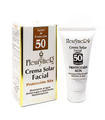 Crema facial solar 50 FLEURYMER